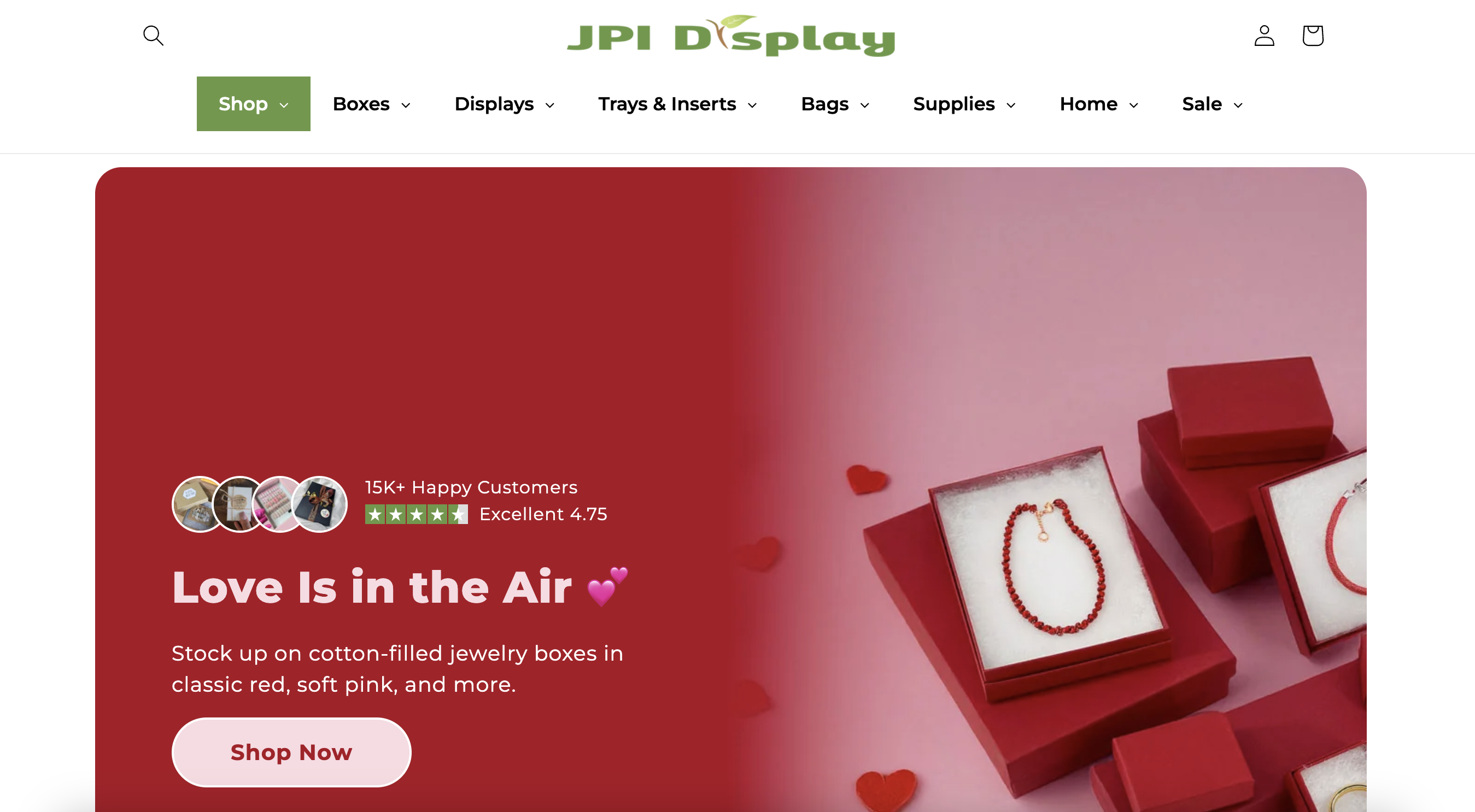 6. JPI Display – Wholesale Jewelry Boxes & Packaging at Competitive Prices
