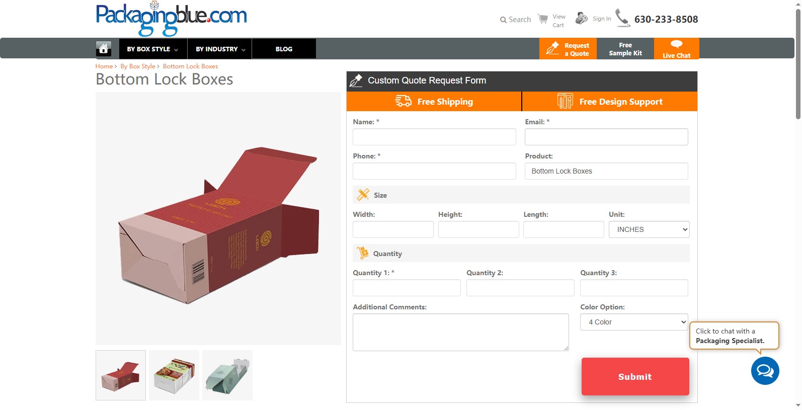 PackagingBlue is a Texas based packaging company that provides comprehensive custom printed boxes solutions for startups and e-commerce brands with free design and shipping