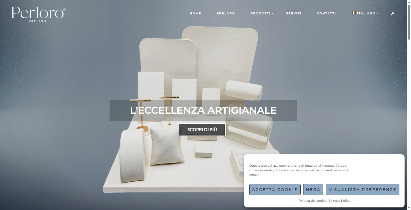 Perloro Packing was established in 1994 as a leading name in jewelry box manufacturer based in Montoro, Via Incoronata, 9 83025 Montoro (AV).