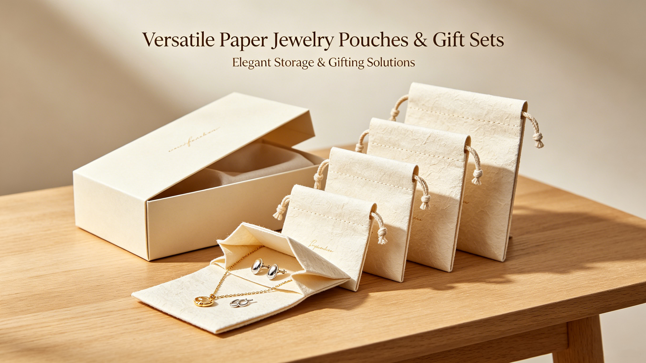 Versatile Paper Jewelry Ponches&Gift Sets