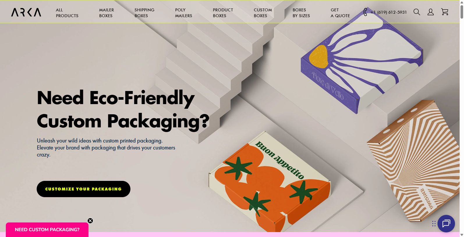 At arka, we deliver "full package" solutions to companies in need of custom, trendy and eco-friendly packaging. Covering all the products