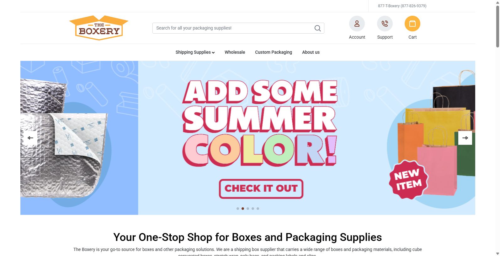 About The Boxery We are a leading provider of packaging and shipping supplies in the business of country Box and Packaging supply and as a volume media and business mailer.