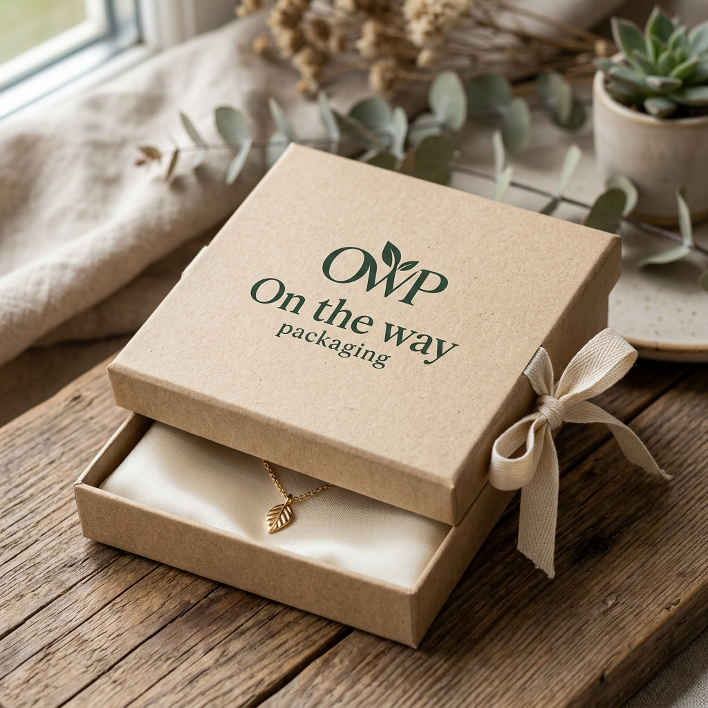 Eco-friendly sustainable jewelry packaging box