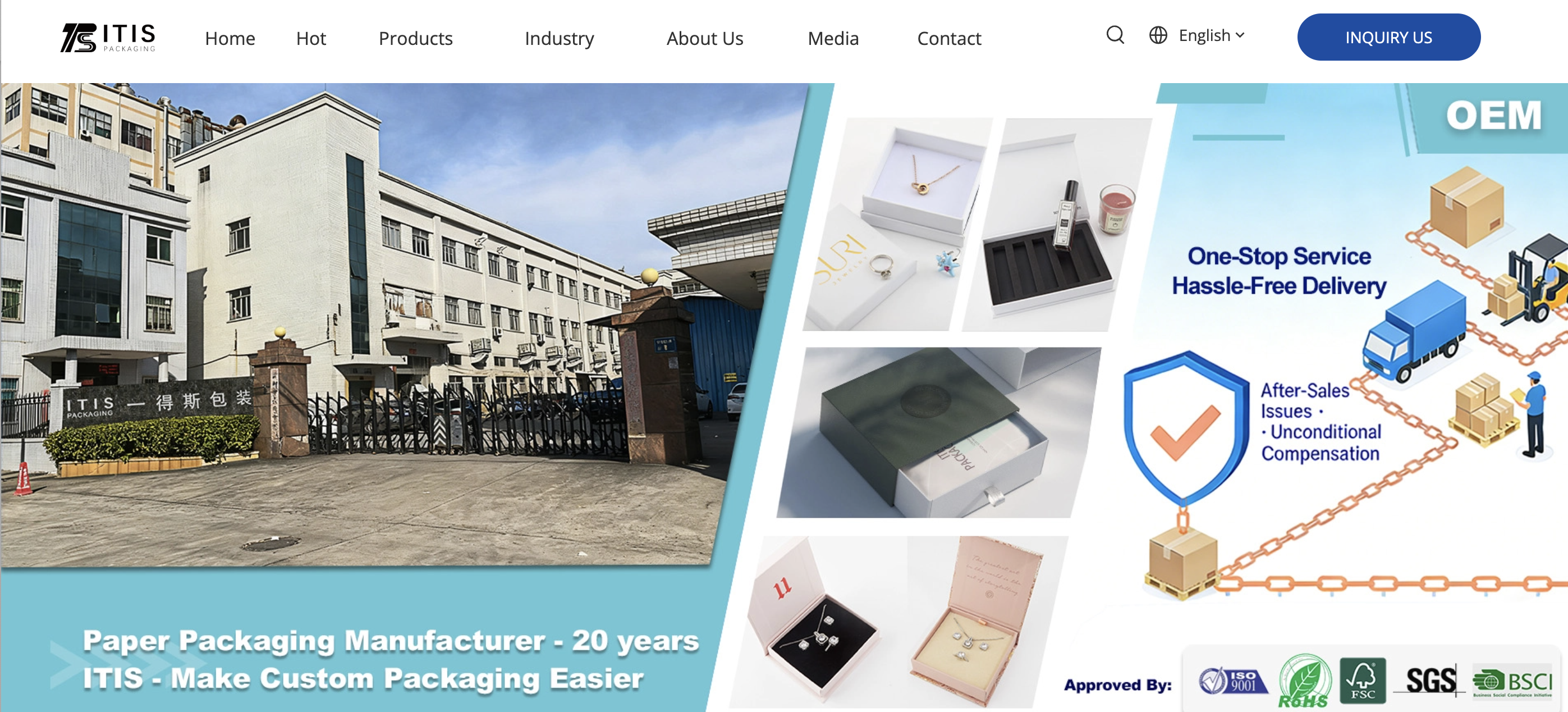 7.ITIS Packaging - Manufacturer of Paper Jewelry Box on an industrial scale- OEM.