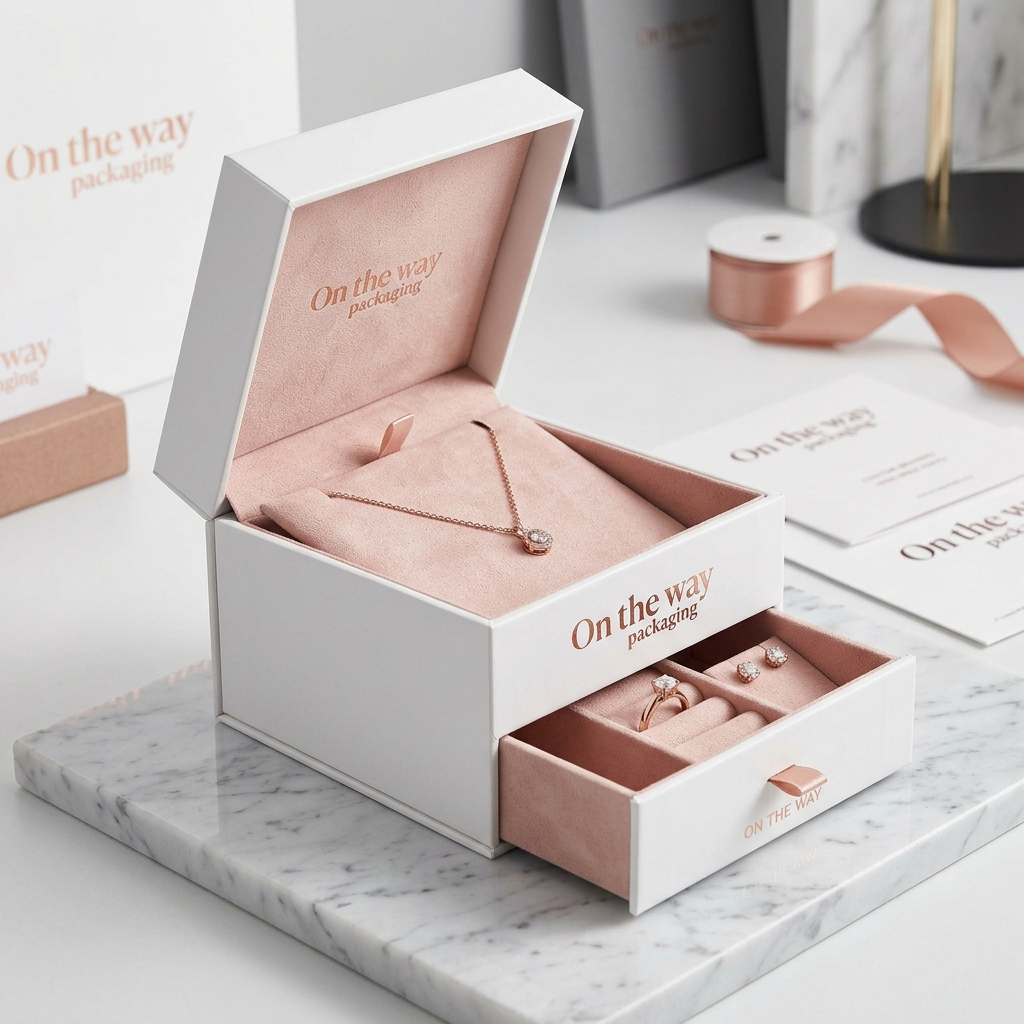 Customizable premium jewelry gift box