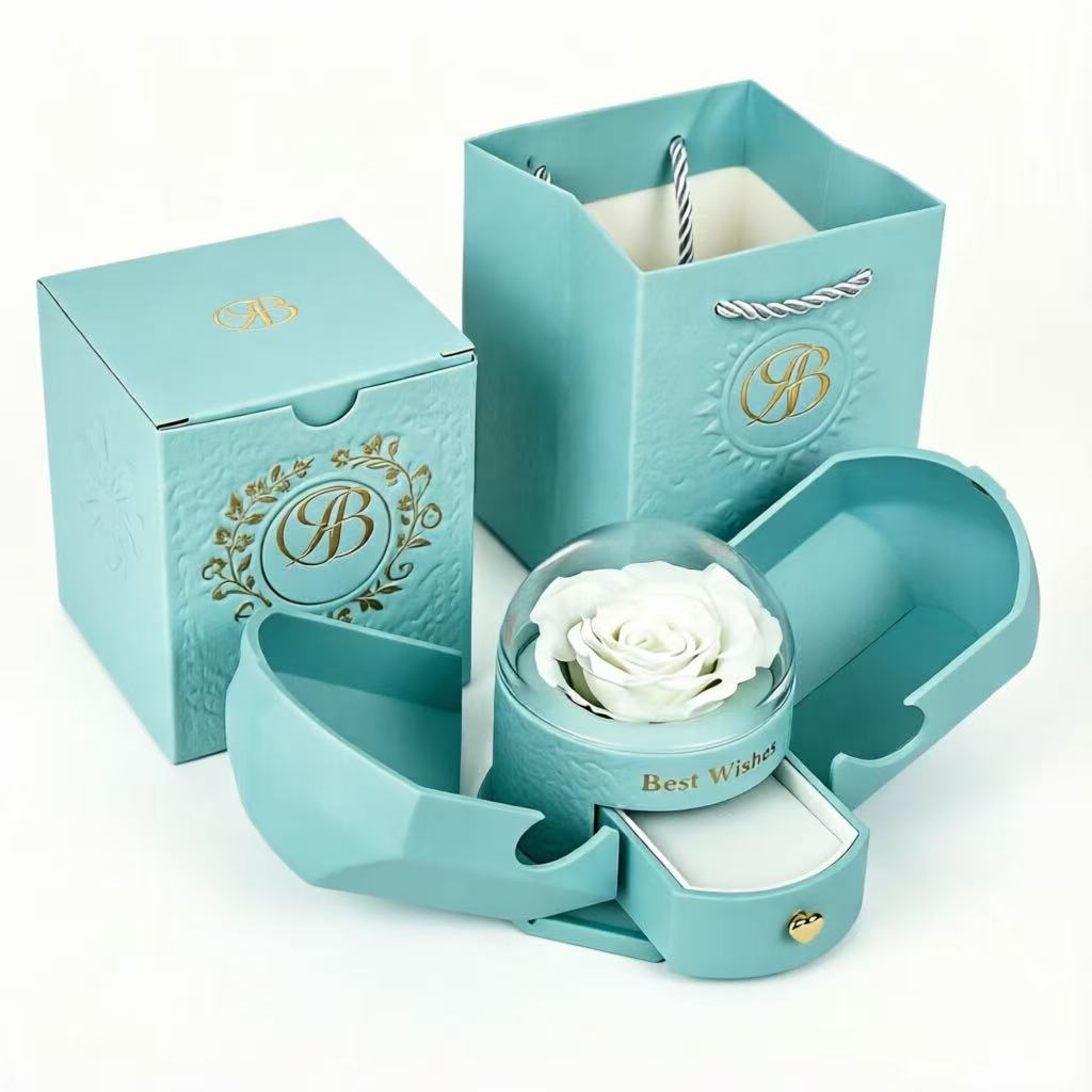 Custom Flower Box Jewelry Packaging for Brands