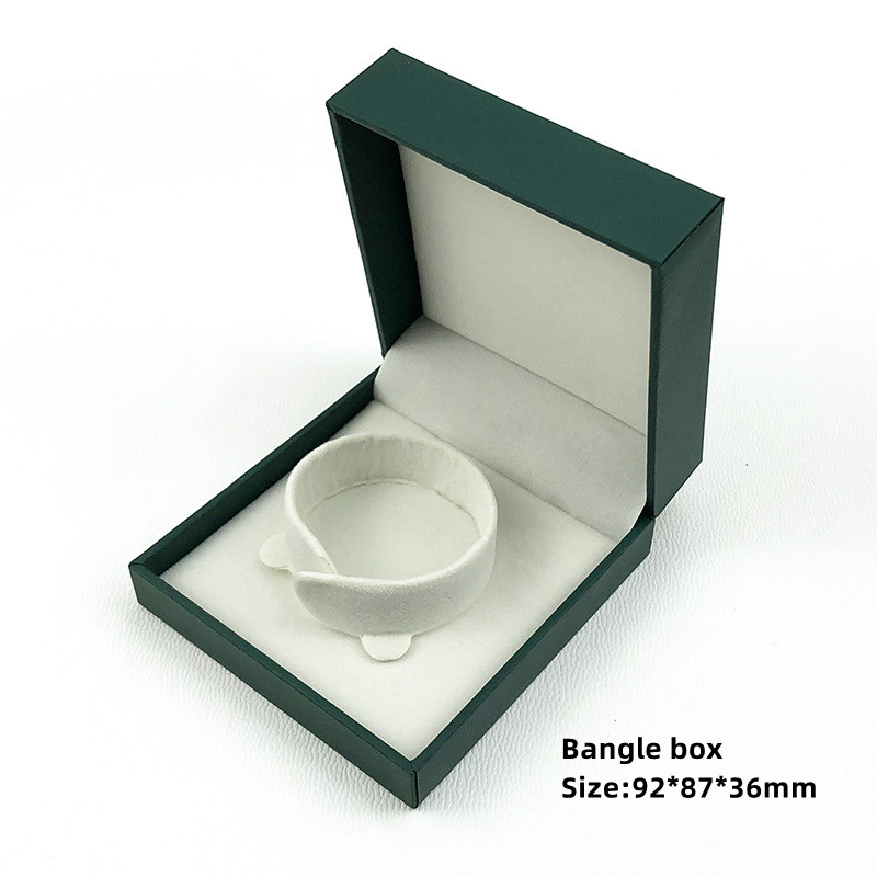 wholesale Green leatherette paper box from China