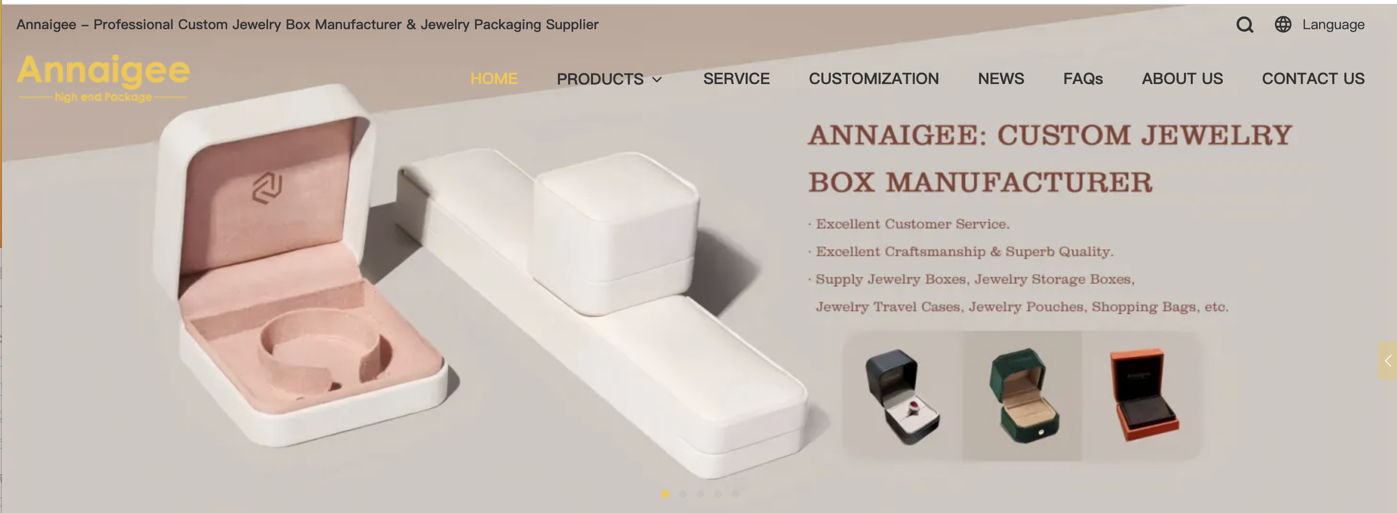 Annaigee Jewelry Box – Boutique Custom Packaging Factory