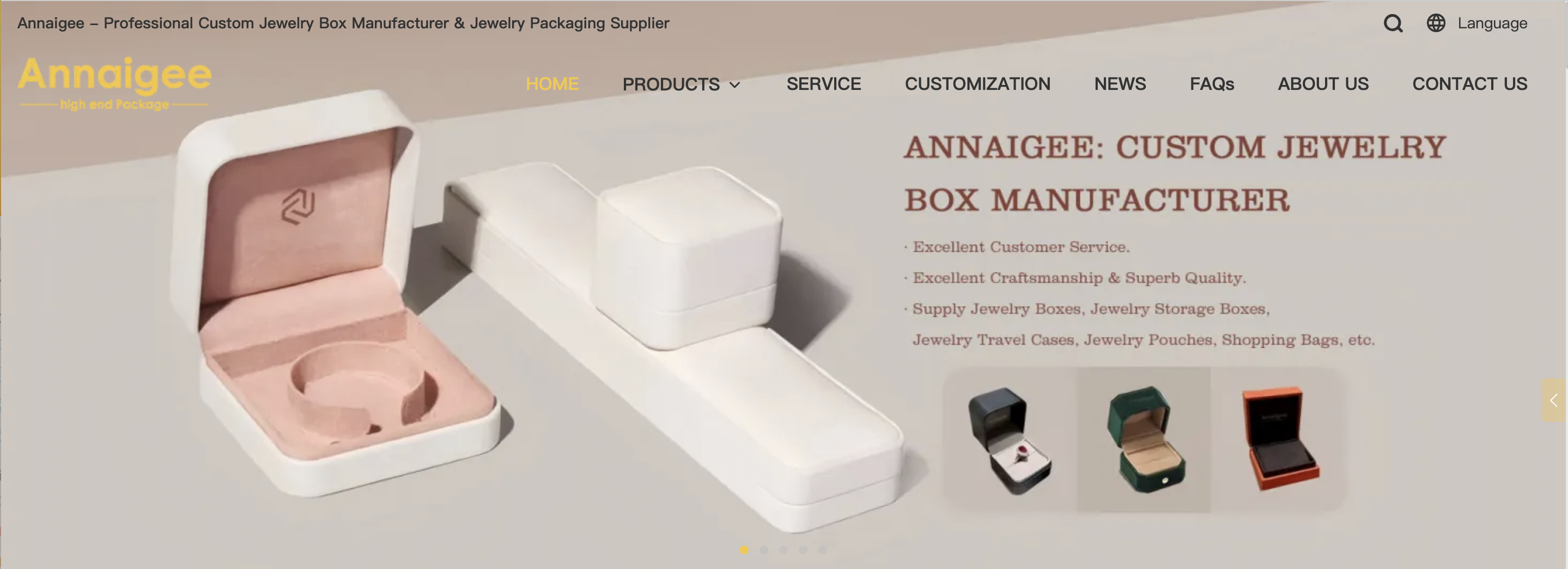 Annaigee Jewelry Box – Boutique Leather Packaging Specialist