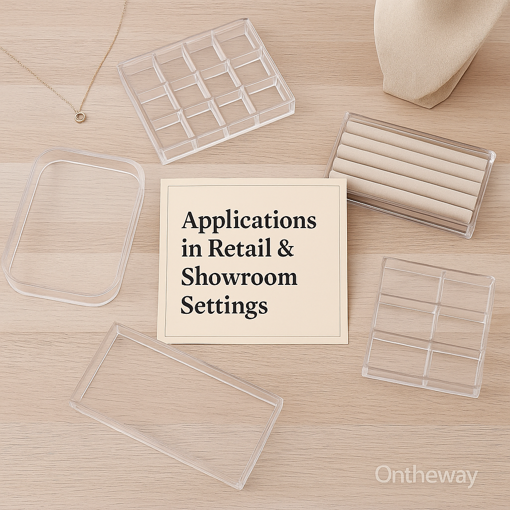 Applications of Acrylic Jewelry Trays in Retail & Showroom Settings