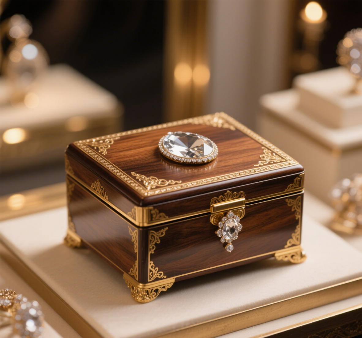 A high-quality wooden jewelry box can bring many benefits. We offer customized styles to highlight your brand personality and brand tone.