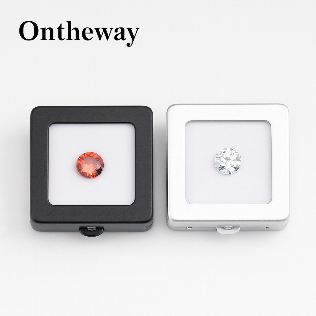 Custom gemstone display boxes are not only characterized by hot stamping or printing of logos