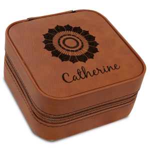 Custom-designed luxury leather jewelry boxes