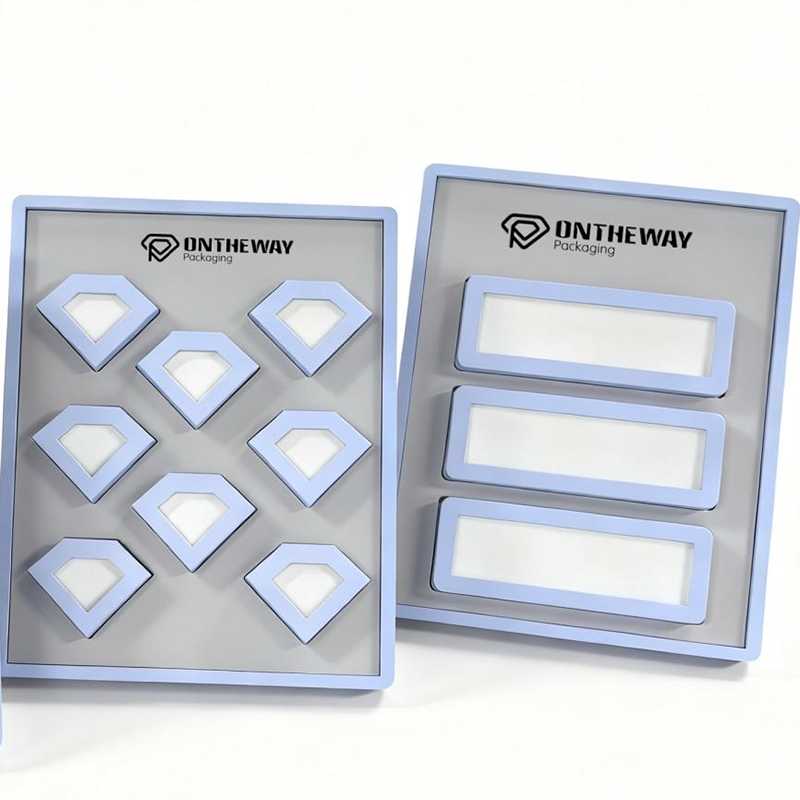 Customizable Multi-Shaped Gemstone Display Boxes