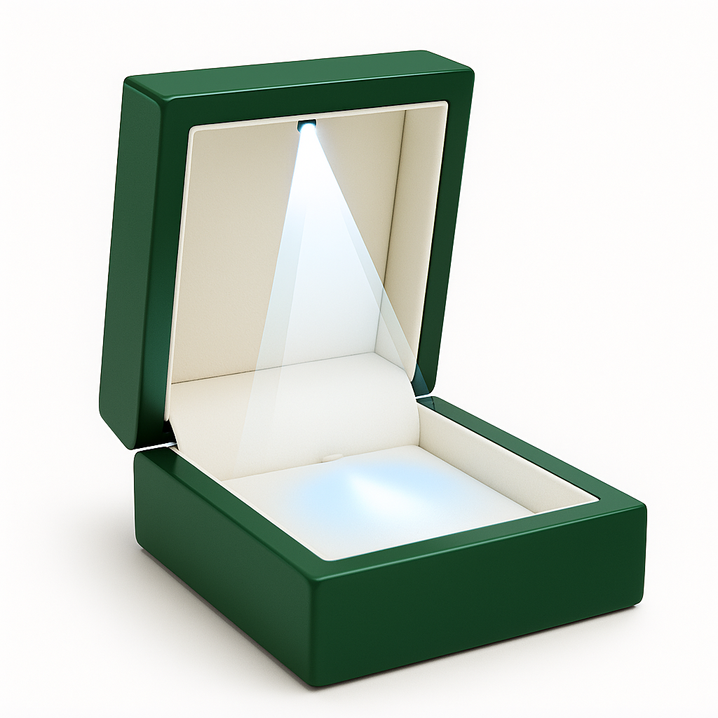 Innovative Features of Wooden Jewelry Box with LED Design