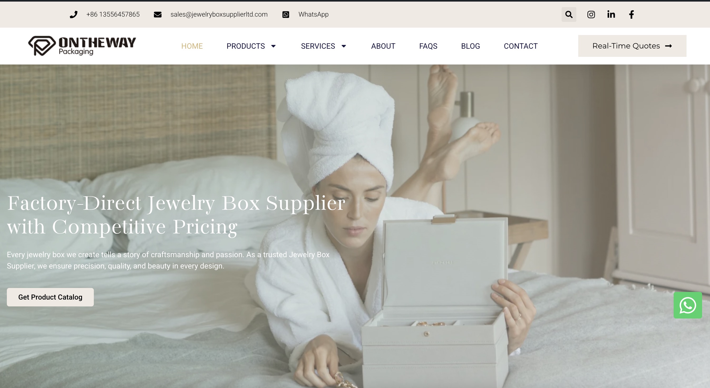 Jewelry Box Supplier Ltd. is a manufacturer specializing in jewelry display and packaging solutions.