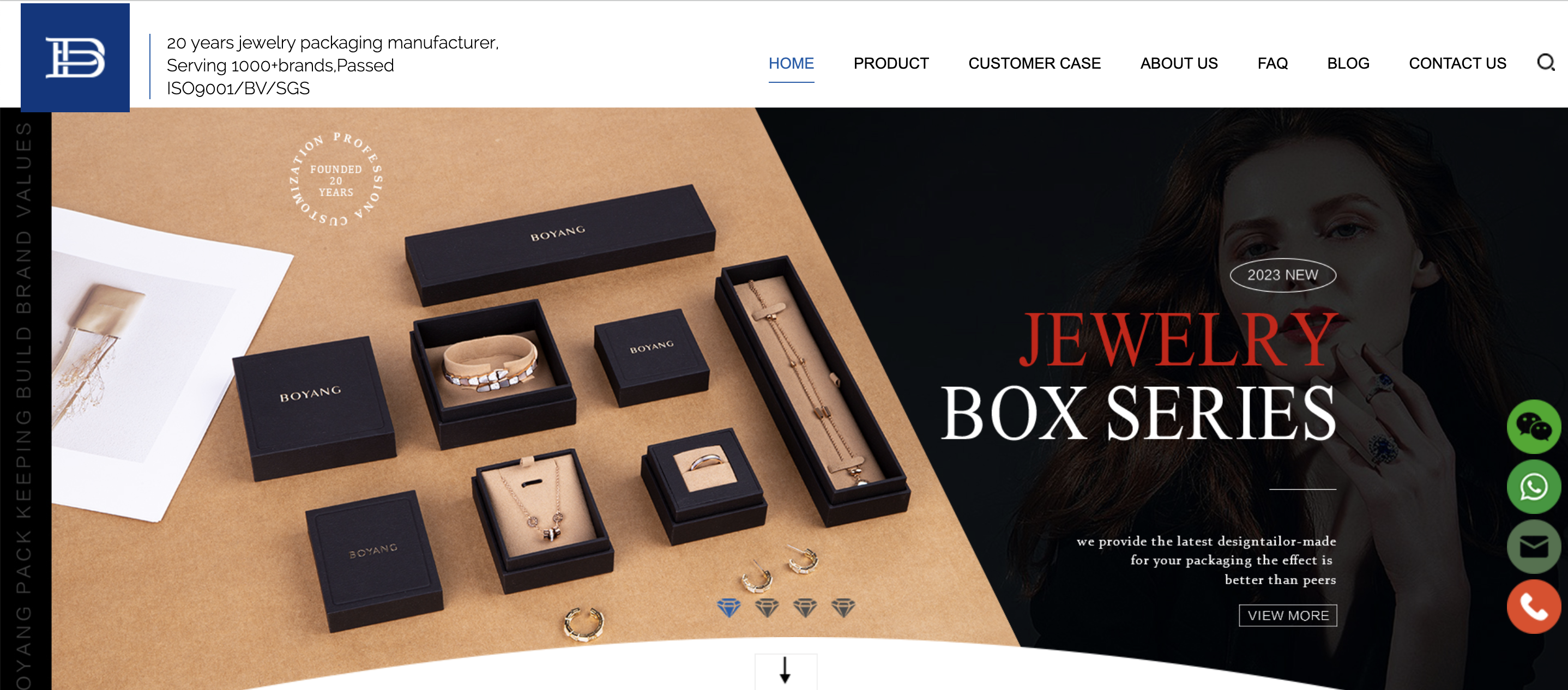 Jewelry Packaging Factory – OEM PU Leather Jewelry Box Supplier
