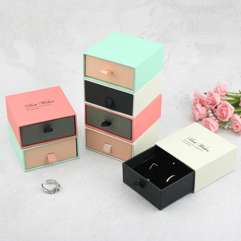 Logo customization in a paper jewelry box
