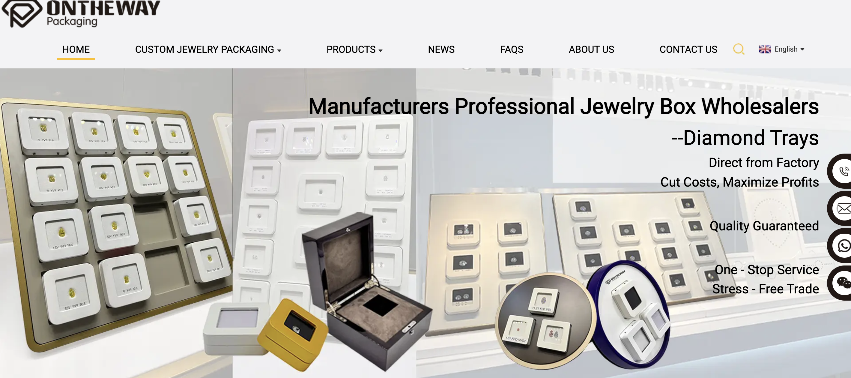 Ontheway Packaging – Premier Custom Leather Jewelry Box Manufacturer