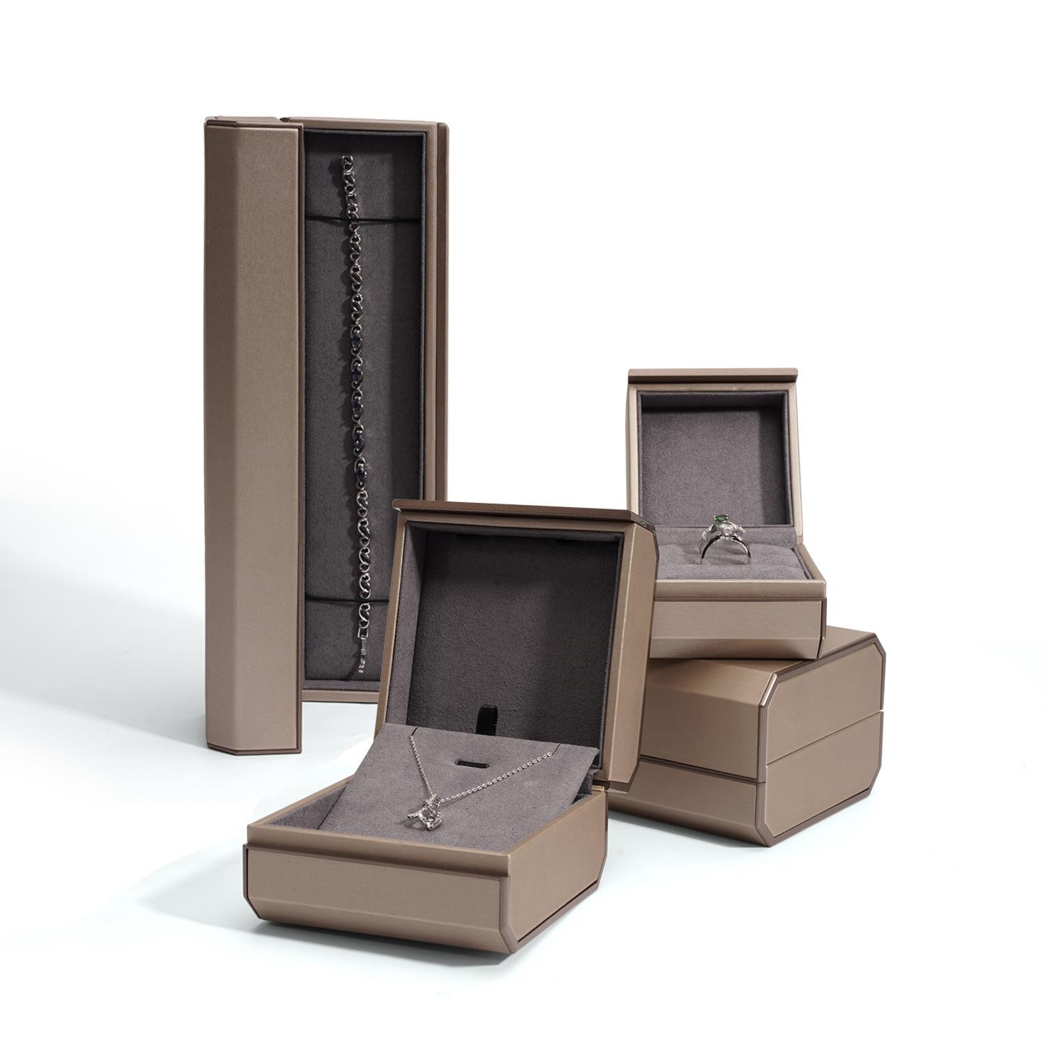 Pendant Boxes and Necklace.