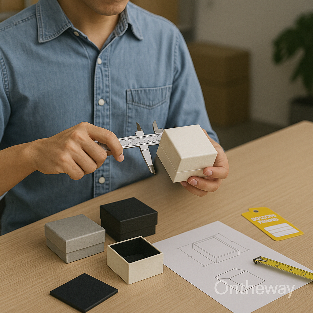 Quality Inspection of Jewelry Gift Boxes at Ontheway Factory