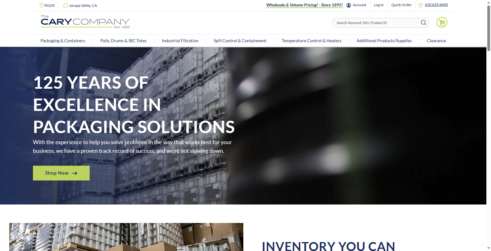 Founded in 1895, The Cary Company is headquartered in Addison, IL and offers a variety of products for consumers and businesses alike including beautification products and travel accessories.