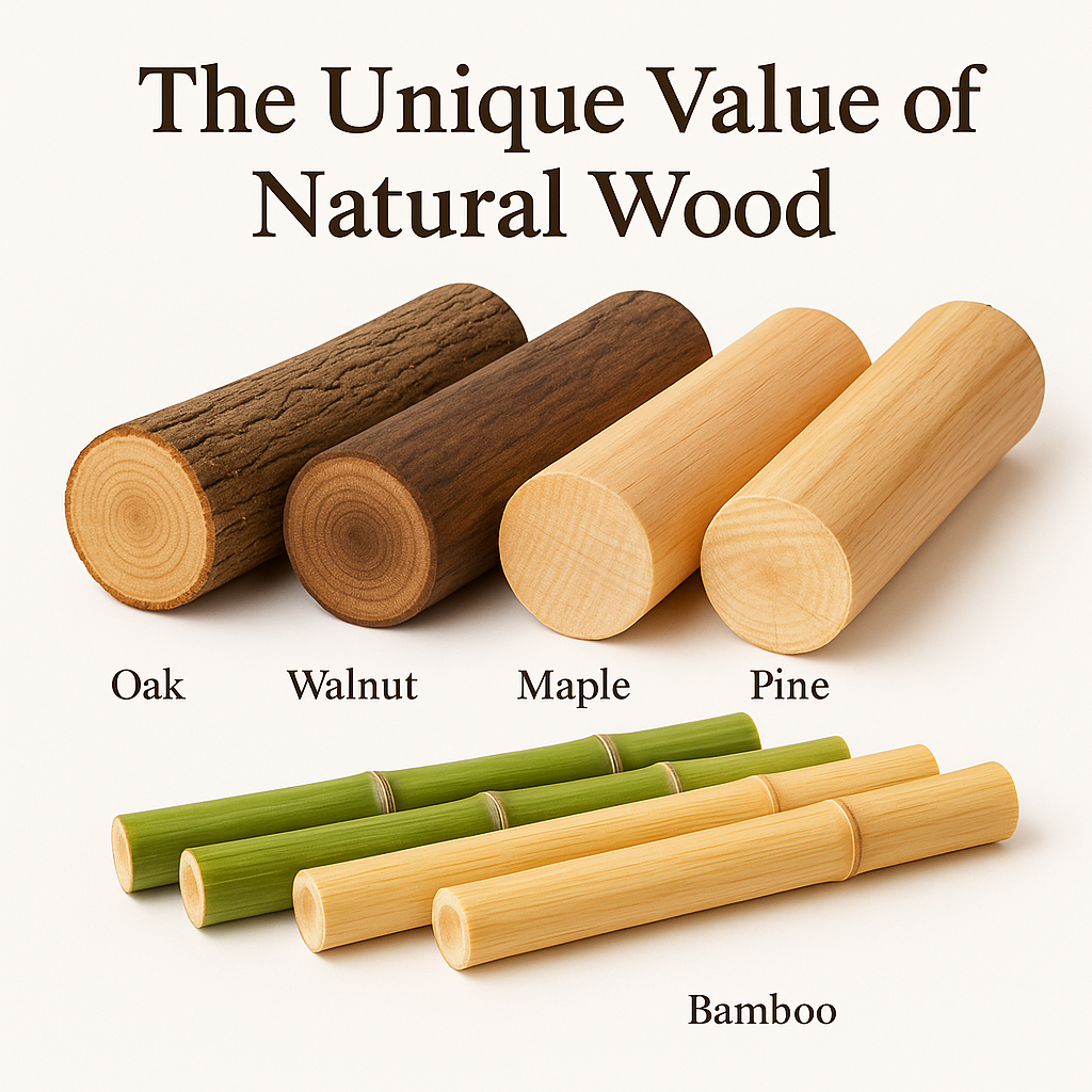 When creating custom wood jewelry displays, the selection of natural wood is crucial. Compared to synthetic materials