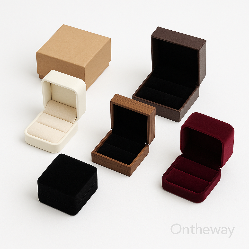 Variety of Jewelry Gift Boxes in Different Materials