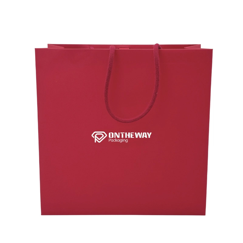 high-end paper bag with custom logo