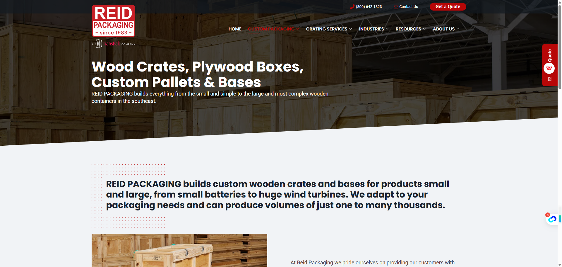 wooden box supplier